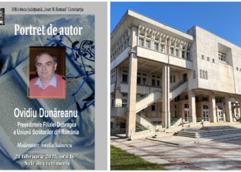 Volum omagial al scriitorului Ovidiu Dunăreanu, prezentat la Biblioteca Județeană Constanța, vineri, 21 februarie