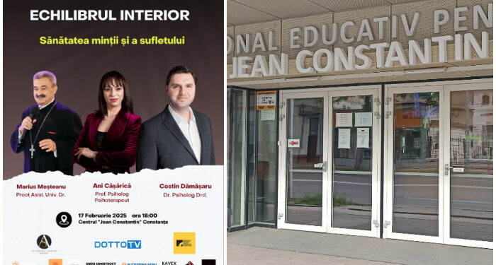 „Echilibrul interior: Sănătatea minții și a sufletului”, conferință cu părintele Marius Moșteanu, la Centrul Jean Constantin