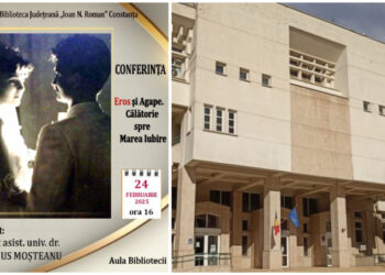 „Eros și Agape – Călătorie spre Marea Iubire”, cu părintele Marius Moșteanu, la Biblioteca Județeană Constanța