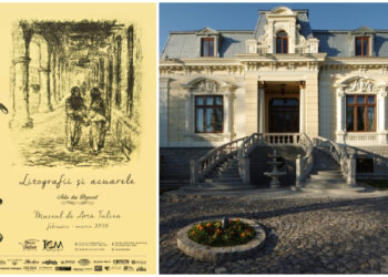 Acuarele și litografii semnate de Constantin Găvenea, expuse la Muzeul de Artă Tulcea