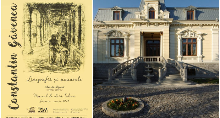 Acuarele și litografii semnate de Constantin Găvenea, expuse la Muzeul de Artă Tulcea