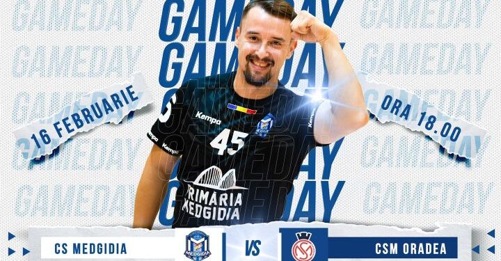 Echipa de handbal CS Medgidia joacă pe teren propriu, cu CSM Oradea, pe 23 februarie