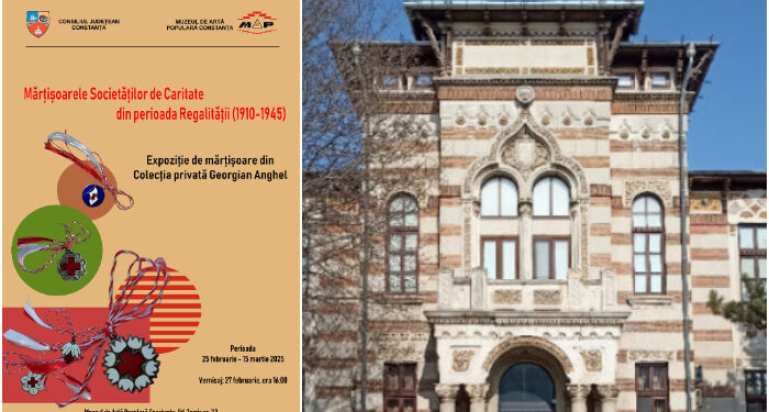 Mărțișoarele Societăților de Caritate din perioada Regalității, expuse la Muzeul de Artă Populară Constanța