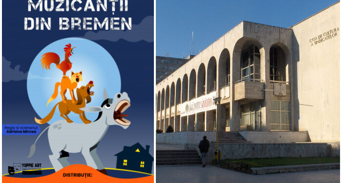 MUZICANȚII DIN BREMEN – Celebra poveste despre prietenie, pe 15 februarie, la Casa de Cultură Constanța