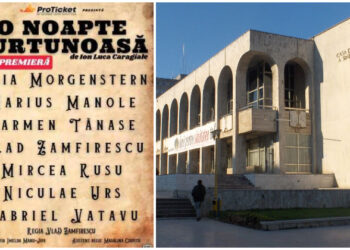 „O noapte furtunoasă” cu MAIA MORGENSTERN și MARIUS MANOLE, la Casa de Cultură Constanța, pe 11 martie