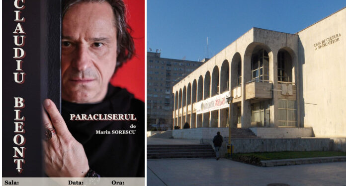 CLAUDIU BLEONȚ joacă în „Paracliserul” lui Marin Sorescu, pe scena Casei de Cultură Constanța