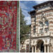 Veche scoarță bănățeană cu stolă, expusă la Muzeul de Artă Populară Constanța