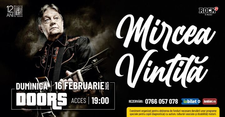 MIRCEA VINTILĂ revine la Constanța pe 16 februarie, în Club Doors