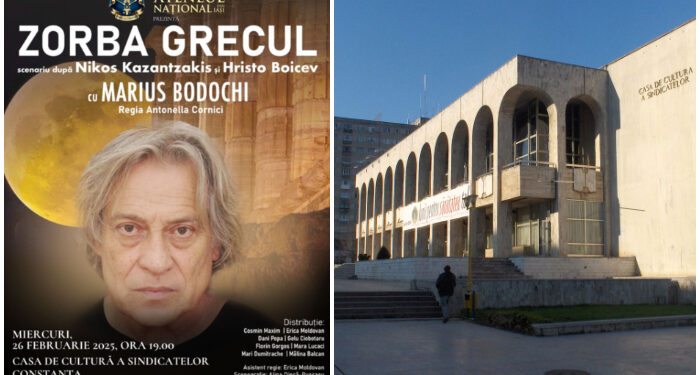 ZORBA GRECUL – Un spectacol DE EXCEPȚIE despre oameni și viață, la Casa de Cultură Constanța, pe 26 februarie
