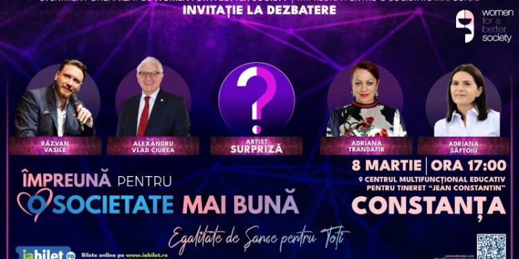 „Împreună pentru o lume mai bună” – Evenimentul care aduce schimbarea la Constanța, pe 8 martie