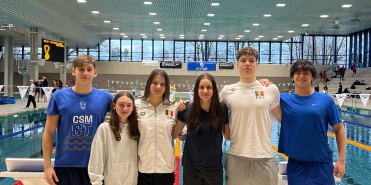 Tinerii înotători de la CSM Constanța au câștigat 12 medalii, în Elveția!