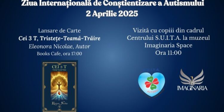 Serie de evenimente pentru copiii cu autism, organizate de Asociația Autism Cezar Nicolae, pe 2 aprilie
