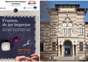 „Frumos de jur împrejur” – Atelier practic de realizare a dantelelor cu acul, la Muzeul de Artă Populară Constanța