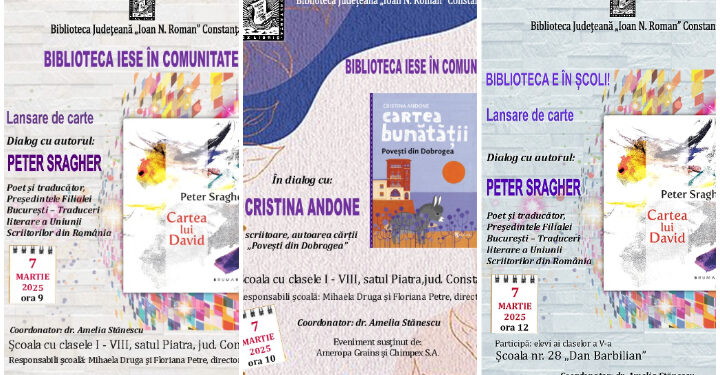 Biblioteca Județeană Constanța susține noi activități în comunitate, pe 7 martie