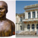 „Portret de femeie” – Sculptură din bronz, realizată de Alexandru Călinescu, la Muzeul de Artă Tulcea
