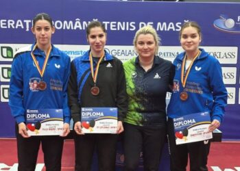 Sportivele de la CSM Constanța, pe podium la Campionatul Național de tenis de masă Seniori