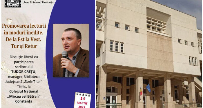„Promovarea lecturii în moduri inedite” – Dialog cu elevii de la Colegiul „Mircea cel Bătrân”, organizat de Biblioteca Județeană Constanța