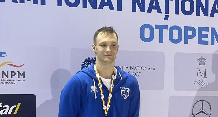 CSM Constanța: Record personal pentru înotătorul Patrick Dinu, la Campionatele Naționale din SUA