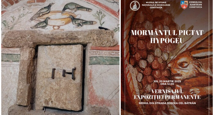 MINAC: Mormântul Pictat Hypogeu intră în circuitul turistic, din 21 martie!