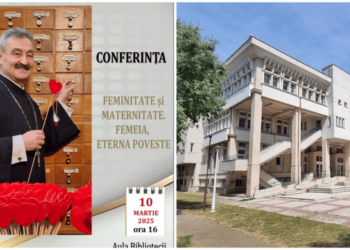 FEMINITATE și MATERNITATE / FEMEIA, ETERNA POVESTE – a cincea conferință a Părintelui Marius Moșteanu, la Biblioteca Județeană Constanța