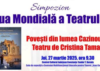 „Povești din lumea Cazinoului” – Teatru de Cristina Tamaș, de Ziua Mondială a Teatrului