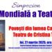 „Povești din lumea Cazinoului” – Teatru de Cristina Tamaș, de Ziua Mondială a Teatrului