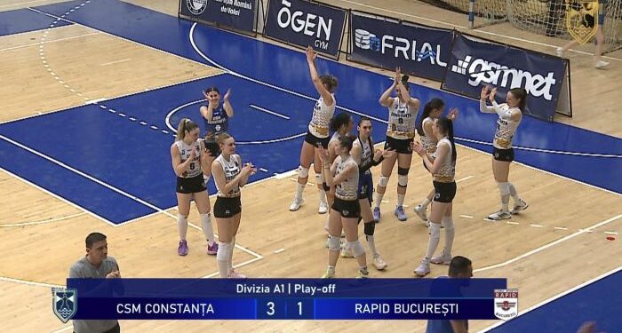VICTORIE pentru voleibalistele de la CSM Constanța, în duelul cu Rapid București