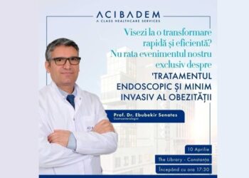 Eveniment exclusiv la Constanța, organizat de ACIBADEM: „Noile tratamente minim-invazive împotriva obezității”