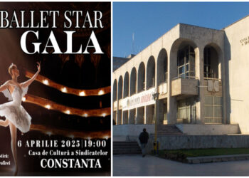 Gala internațională de balet la Casa de Cultură Constanța, pe 6 aprilie