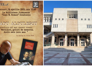 Dialog cu scriitorul Radu Aldulescu la Biblioteca Județeană Constanța, pe 16 aprilie