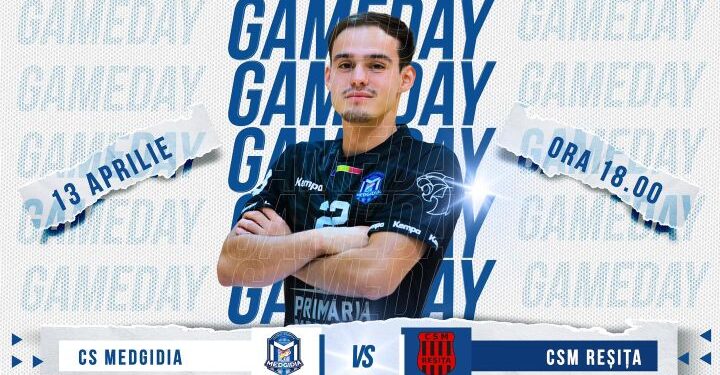 Handbaliștii de la CS Medgidia întâlnesc CSM Reșița, pe teren propriu, duminică, 13 aprilie