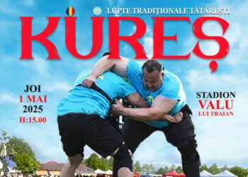 Pe 1 MAI, se deschide sezonul KUREȘ – lupte tradiționale tătărești, pe stadionul din comuna Valu lui Traian