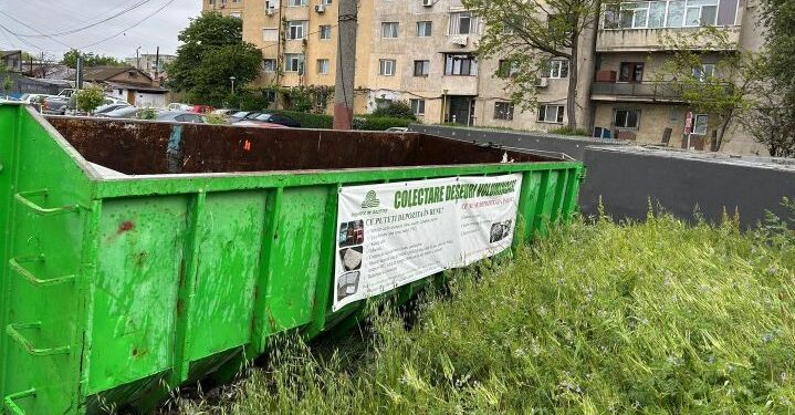 Polaris: În ce cartier din Constanța este amplasată bena pentru deșeuri voluminoase, săptămâna aceasta