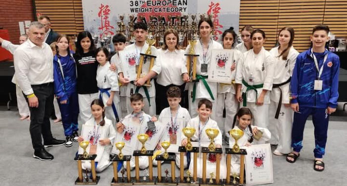Sportivii de la Club Oyama Constanța, LOCUL 3 pe națiuni la Campionatul European de karate kyokushin