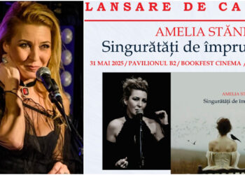 Amelia Stănescu lansează volumul SINGURĂTĂȚI DE ÎMPRUMUT la Târgul de carte BOOKFEST