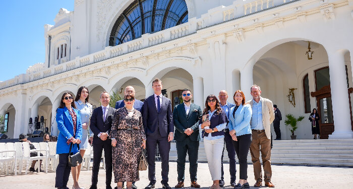 Excelența Sa Giles Portman, ambasadorul Marii Britanii, la redeschiderea Cazinoului, la invitația OMD Mamaia – Constanța