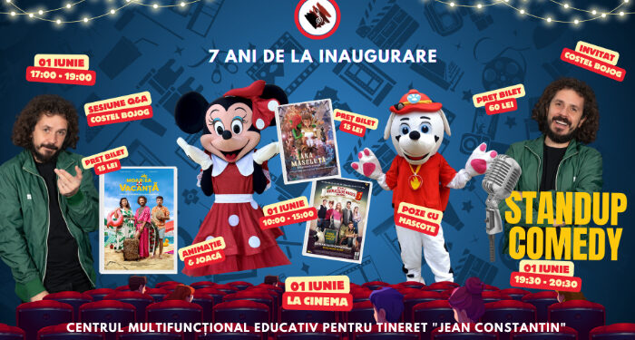 Centrul Multifuncțional Educativ pentru Tineret Jean Constantin sărbătorește 7 ani de la inaugurare