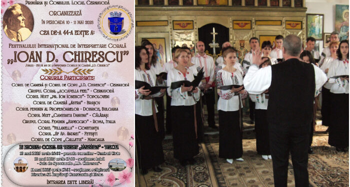 Festivalul Internațional de Interpretare Corală Ioan D. Chirescu: Capitala muzicii corale româneşti se mută, în luna mai, la Cernavodă!