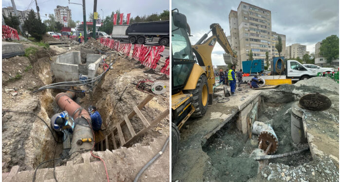 Stadiul lucrărilor de racordare efectuate de RAJA în municipiul Constanța, în perioada 6 – 8 mai