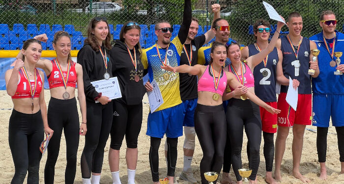 Echipa Universității Ovidius, ARGINT la Campionatul Național Universitar de Volei pe Plajă