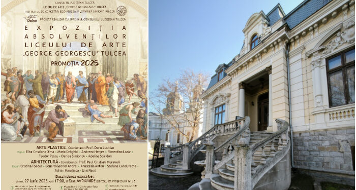 Absolvenții Liceului de Arte Tulcea – Promoția 2025 expun la Casa Avramide