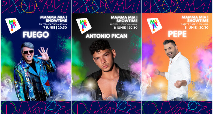 FUEGO, PEPE, ANTONIO PICAN și alți artiști ”aprind” scena din Piațeta Cazino din MAMAIA, în minivacanța de Rusalii