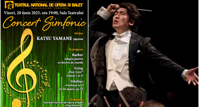 Concert special sub bagheta dirijorului Katsu Yamane, la TNOB Oleg Danovski din Constanța