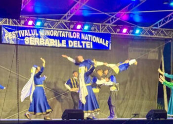 Ansamblului “Canlar” al UDTTMR Cobadin, la Festivalul “Serbările Deltei” de la Sulina