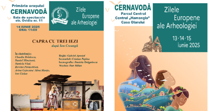 Ateliere de creație specifice și prezentări de arme și veșminte antice de Zilele Europene ale Arheologiei, la Cernavodă
