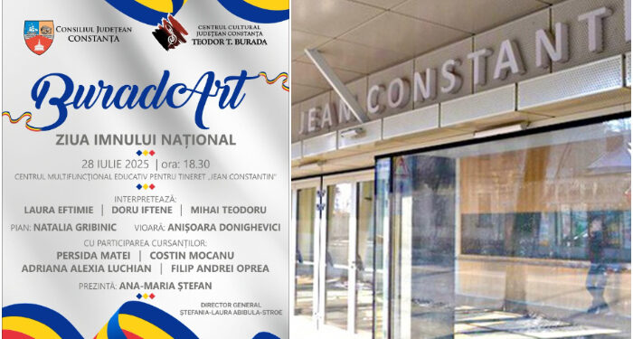 Spectacol SPECIAL – BuradArt – Ziua Imnului Național, la Centrul Cultural Jean Constantin