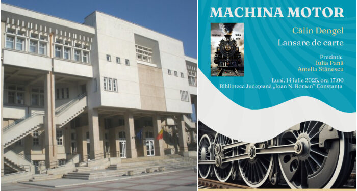 Lansare de carte la Biblioteca Județeană Constanța: MACHINA MOTOR de Călin Dengel