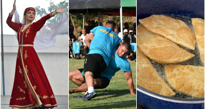 TEPREȘ, sărbătoare câmpenească tradițională tătară cu luptători KUREȘ, dansuri și gastronomie tradiționale