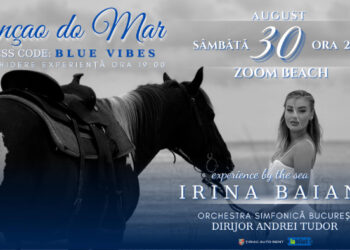 Cançao do Mar, o seară rară, intimă și rafinată la Zoom Beach, alături de Irina Baianț și Orchestra Simfonică București