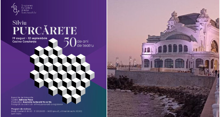 Expoziția de fotografie ”SILVIU PURCĂRETE – 50 de ani de teatru” la Cazinoul din Constanța, 19 august – 12 septembrie